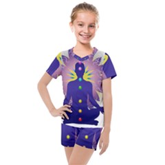 Kids  Mesh T-Shirt and Shorts Set 