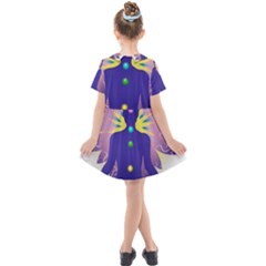 Kids  Short Sleeve Shirt Dress 