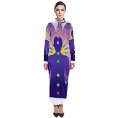 Turtleneck Maxi Dress 