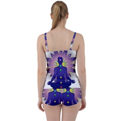 Tie Front Two Piece Tankini 