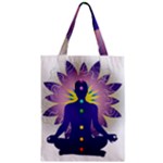 Chakra Design Zipper Classic Tote Bag
