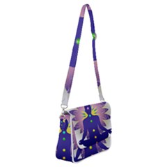 Shoulder Bag with Back Zipper 
