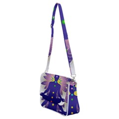 Shoulder Bag with Back Zipper 