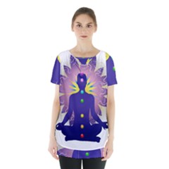 Skirt Hem Sports Top 