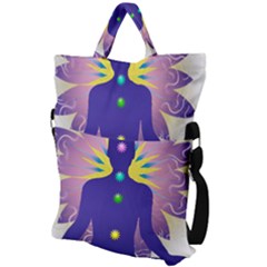 Fold Over Handle Tote Bag 