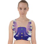Chakra Velvet Racer Back Crop Top