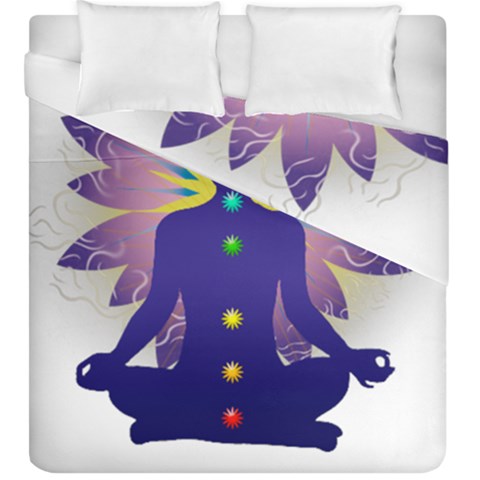 Chakra Duvet Cover Double Side (King Size) from ArtsNow.com