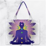Chakra Design Zipper Medium Tote Bag