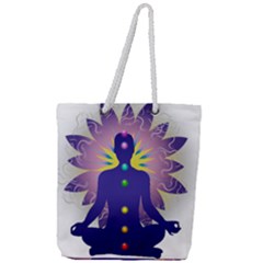 Full Print Rope Handle Tote (Large) 