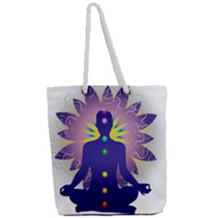 Full Print Rope Handle Tote (Large) 