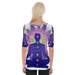 Wide Neckline T-Shirt 