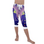 Chakra Kids  Lightweight Velour Capri Leggings 