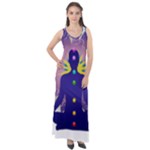 Chakra Sleeveless Velour Maxi Dress