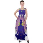 Chakra Empire Waist Velour Maxi Dress