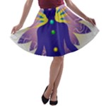 Chakra A-line Skater Skirt