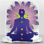 Chakra Design Drawstring Bag (Large)