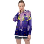 Chakra Long Sleeve Satin Shirt