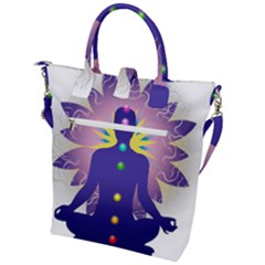 Buckle Top Tote Bag 