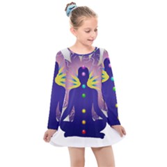 Kids  Long Sleeve Dress 