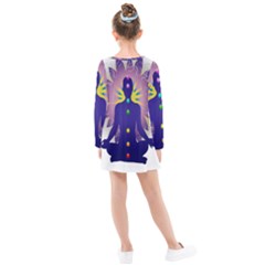 Kids  Long Sleeve Dress 