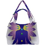 Chakra Design Double Compartment Shoulder Bag