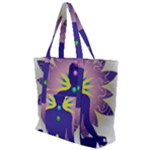 Chakra Design Zip Up Canvas Bag