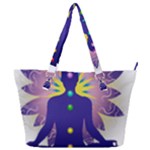 Chakra Design Full Print Shoulder Bag