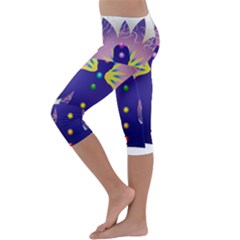 Kids  Lightweight Velour Capri Leggings  