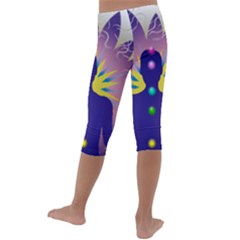 Kids  Lightweight Velour Capri Leggings  
