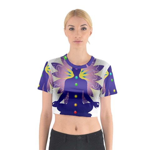 Chakra Cotton Crop Top from ArtsNow.com