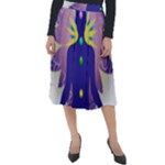 Chakra Classic Velour Midi Skirt 