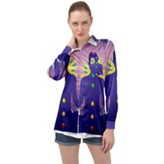 Long Sleeve Satin Shirt 