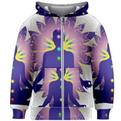 Kids  Zipper Hoodie Without Drawstring 