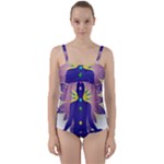 Chakra Twist Front Tankini Set