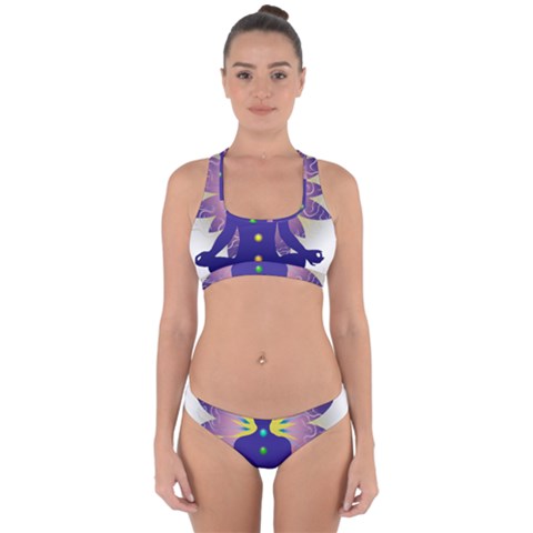 Chakra Cross Back Hipster Bikini Set from ArtsNow.com