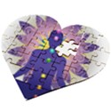 Wooden Puzzle Heart 