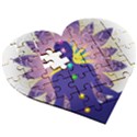 Wooden Puzzle Heart 