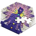 Wooden Puzzle Hexagon 