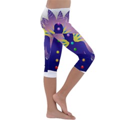 Kids  Lightweight Velour Capri Leggings  