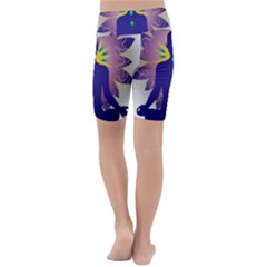 Kids  Lightweight Velour Cropped Yoga Leggings 