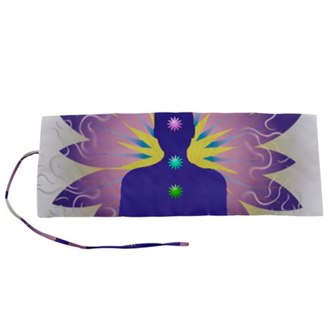Chakra Roll Up Canvas Pencil Holder (S) from ArtsNow.com