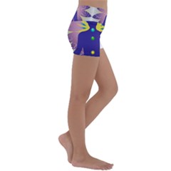 Kids  Lightweight Velour Yoga Shorts 