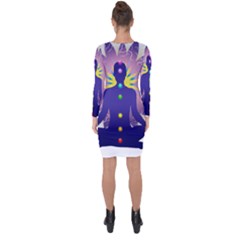 Asymmetric Cut-Out Shift Dress 