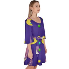 Velour Kimono Dress 