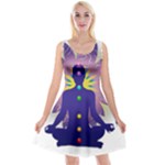 Chakra Reversible Velvet Sleeveless Dress