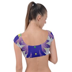 Cap Sleeve Ring Bikini Top 