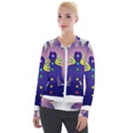 Chakra Velour Zip Up Jacket