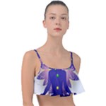 Chakra Frill Bikini Top