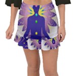 Chakra Fishtail Mini Chiffon Skirt