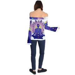 Off Shoulder Long Sleeve Top 